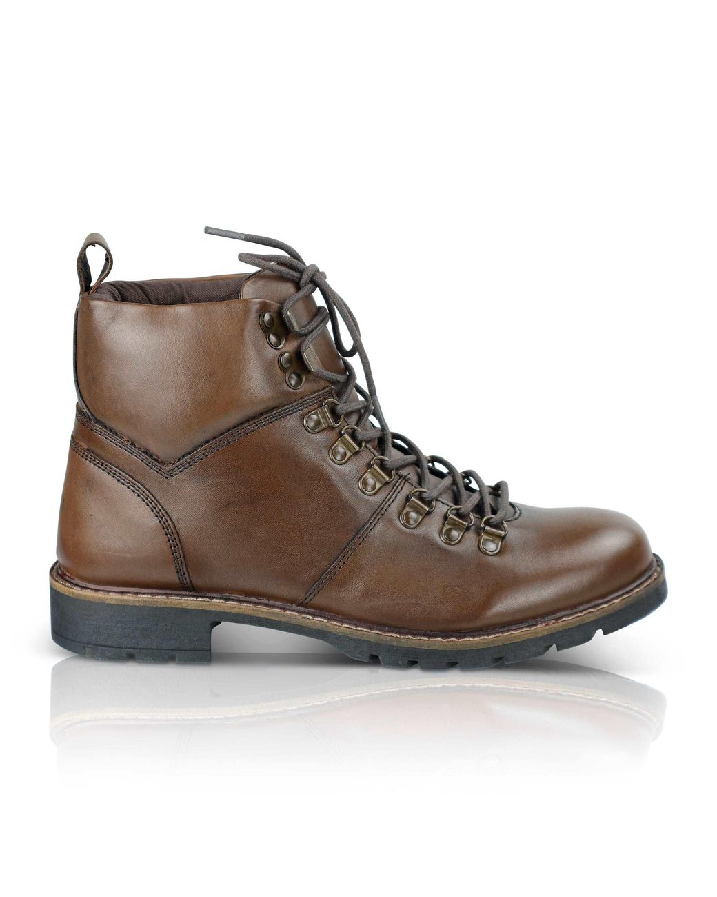 Silver Street London Brown Marble Boots for men