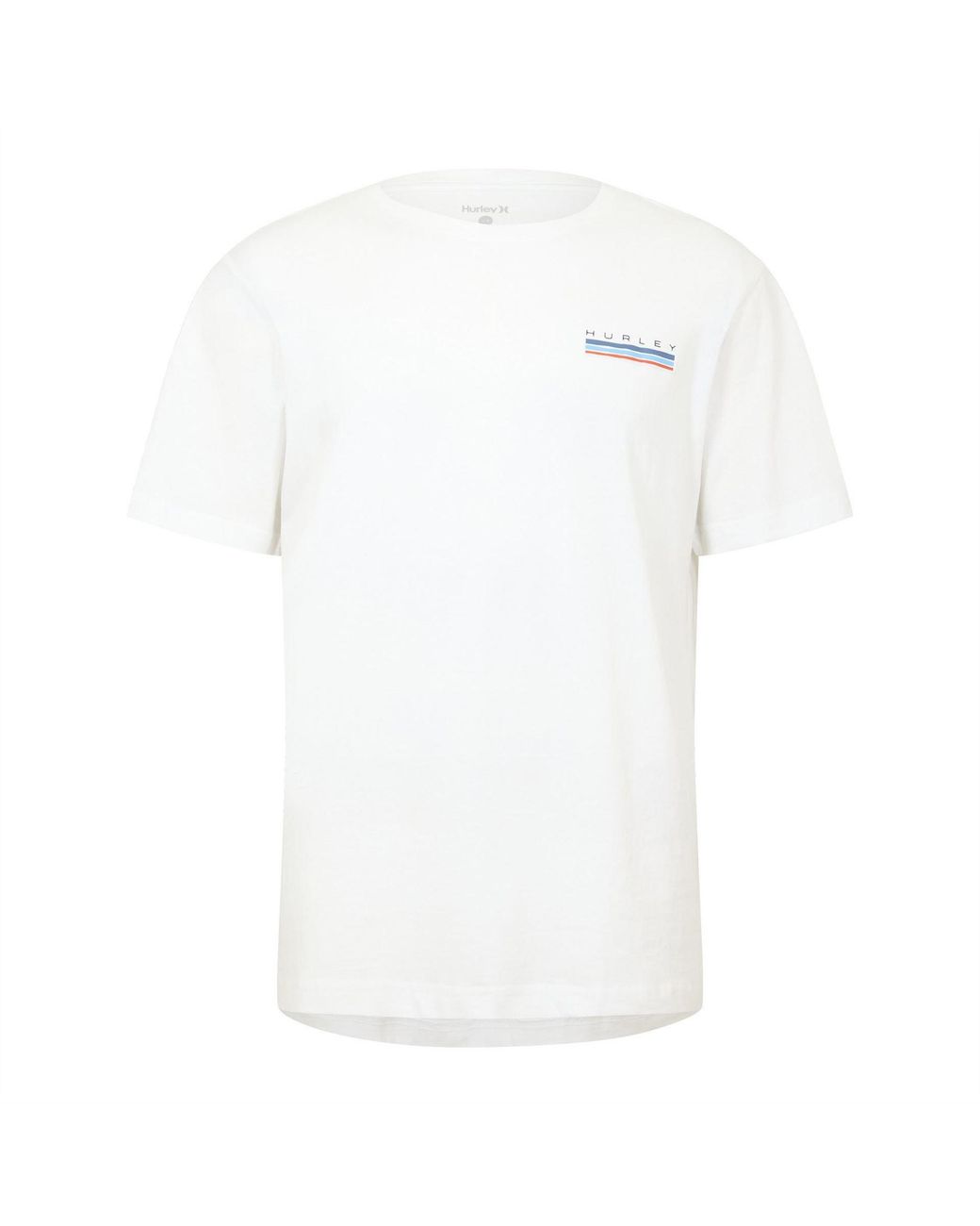 Hurley White Thrwbk Ss T Sn99 for men