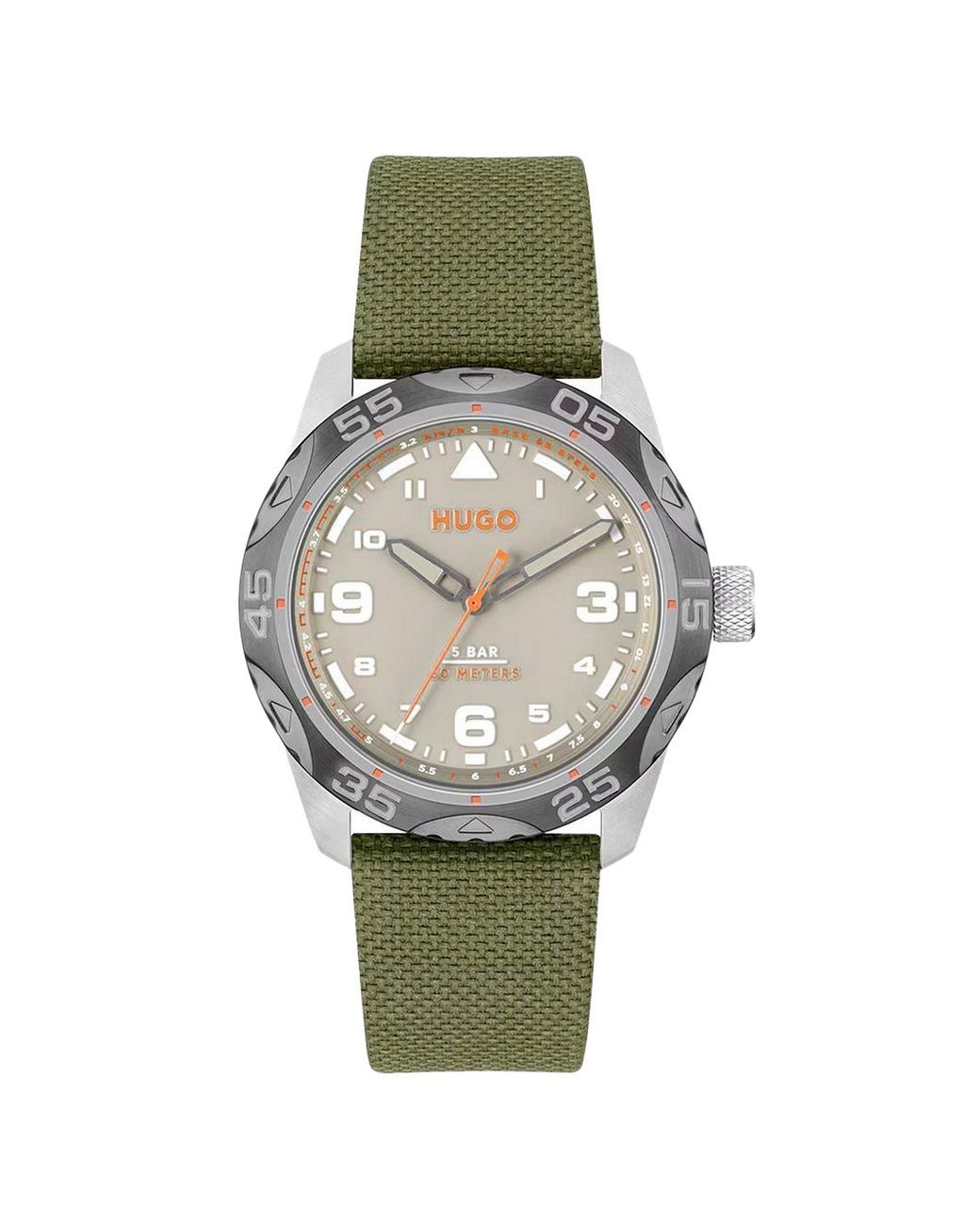 HUGO Metallic Watch Quartz Stainless Steel for men
