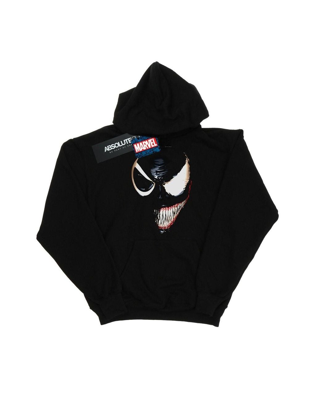 Marvel Black Venom Split Face Hoodie for men