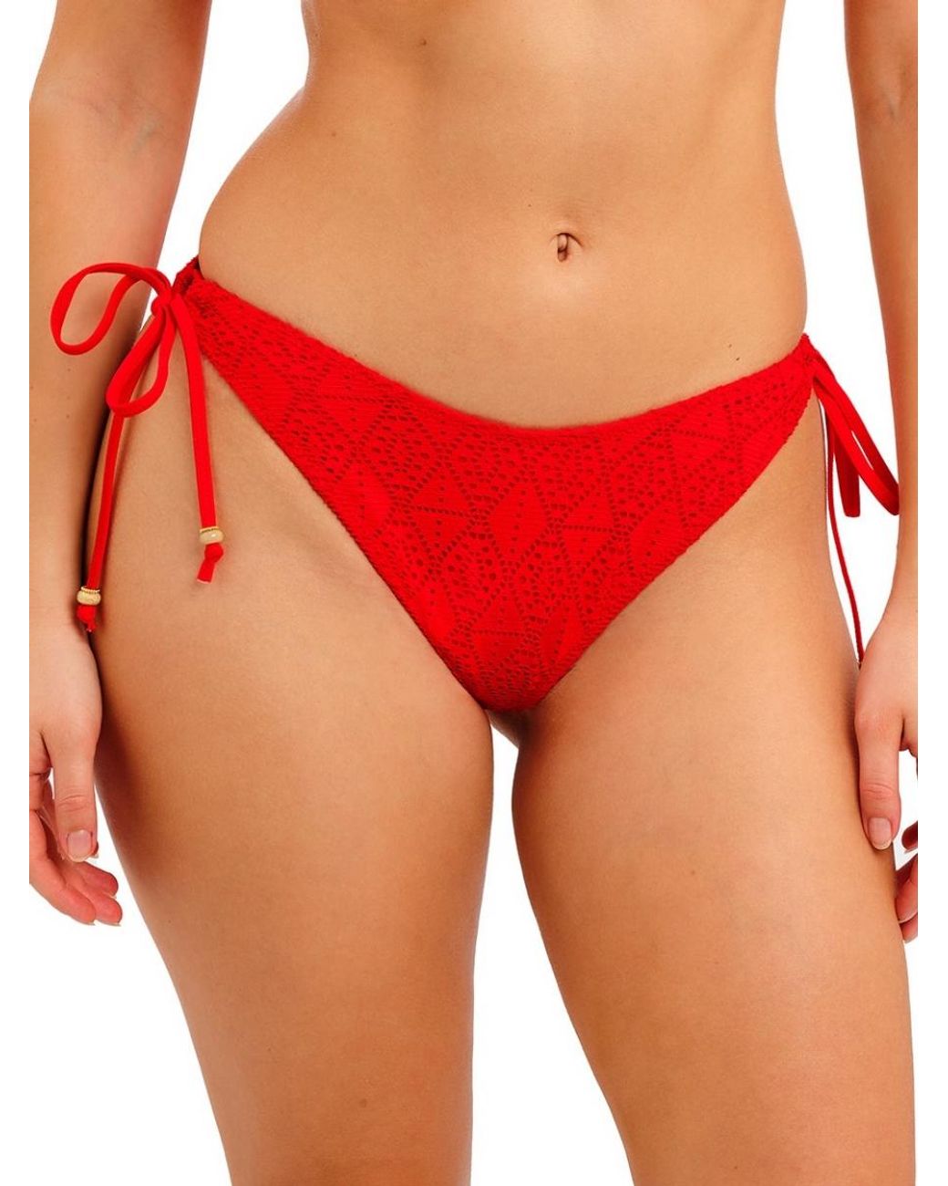 Freya Red Nomad Nights Tieside Bikini Brief