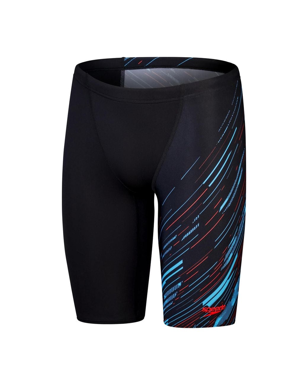 Speedo Blue Hyperboom Lines Endurance+ V-Cut Jammer Shorts /Picton/Siren) for men
