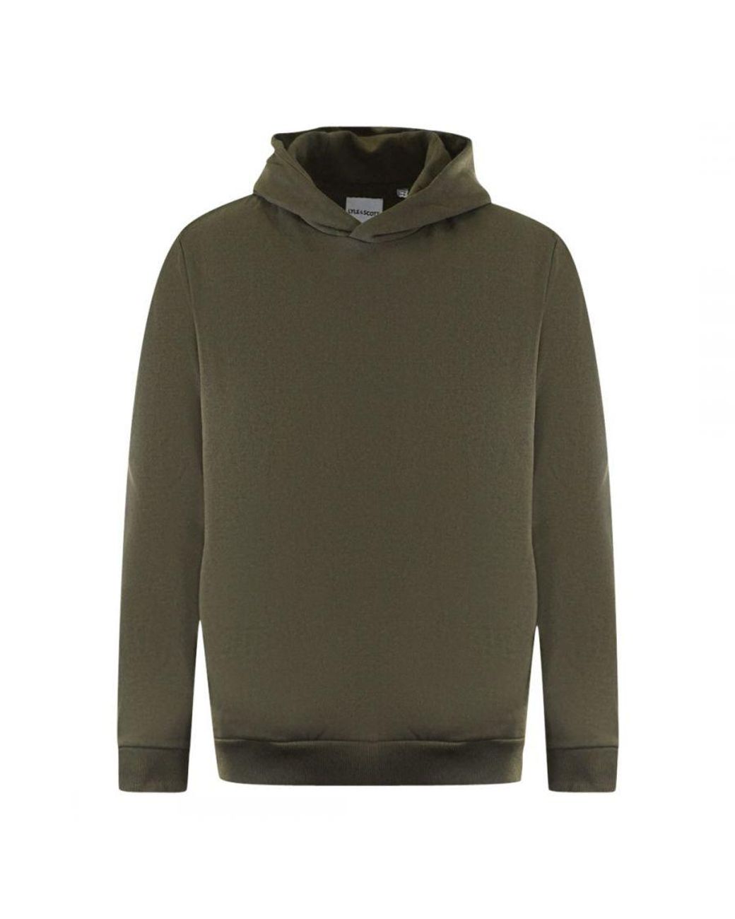 Lyle Scott Plain Green Pull over Hoodie for Men Lyst UK