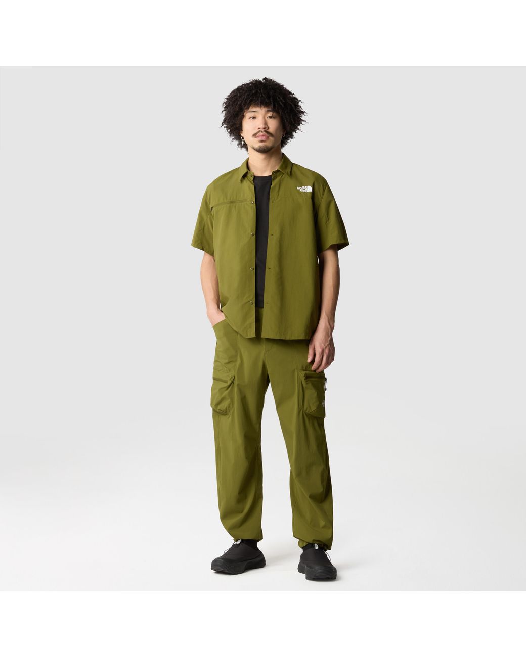 The North Face Green Packable Loose Trousers Forest for men