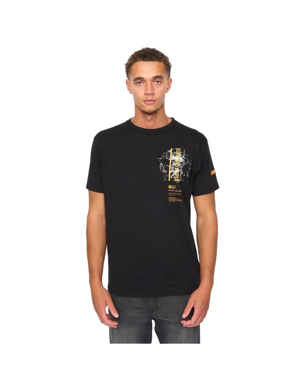 Duck and Cover Black Protonz T-Shirt Cotton for men