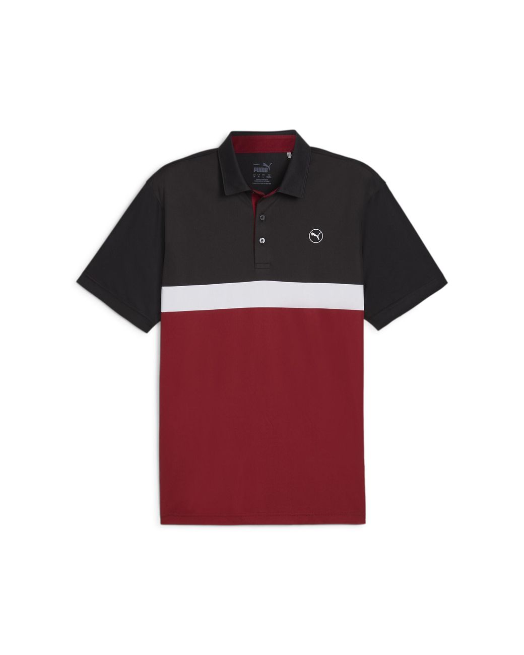 PUMA Pure Colourblock Golf Polo Shirt in Red for Men Lyst UK