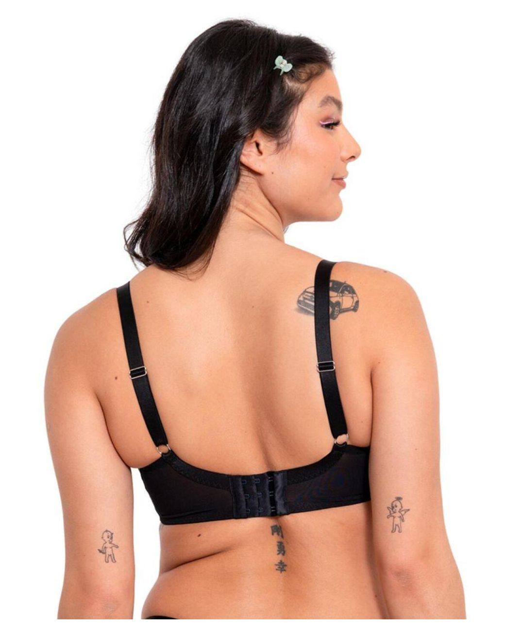 Curvy Kate Black Stand Out Scooped Plunge Bra