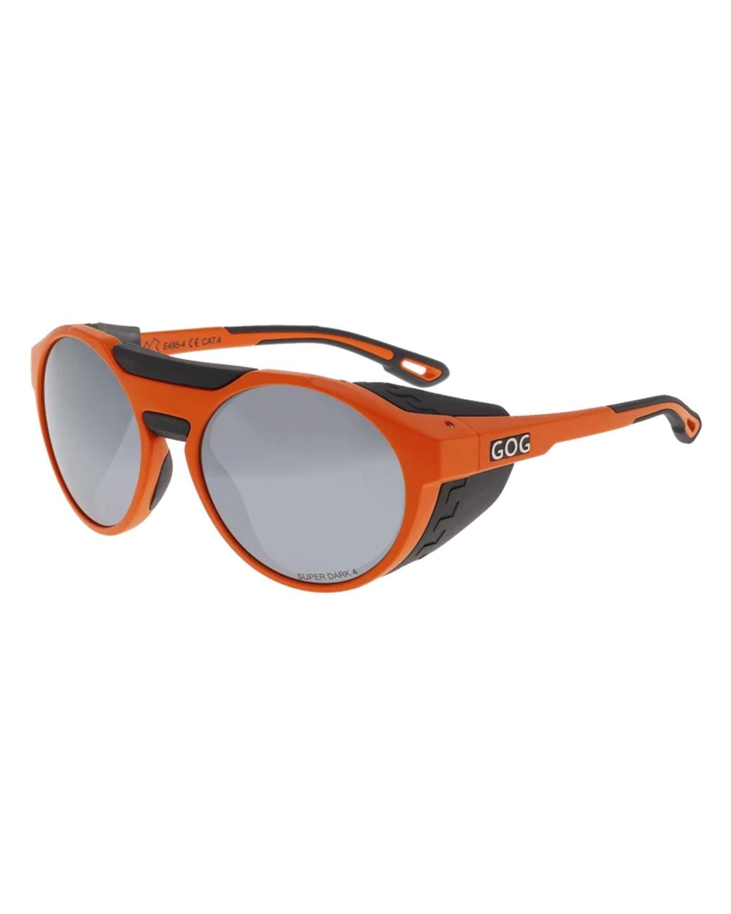 G.O.D Eyewear Brown Uv400 Cat 4 Mountain Sunglasses With Mirror Hydrophobic Polycarbonate Lens