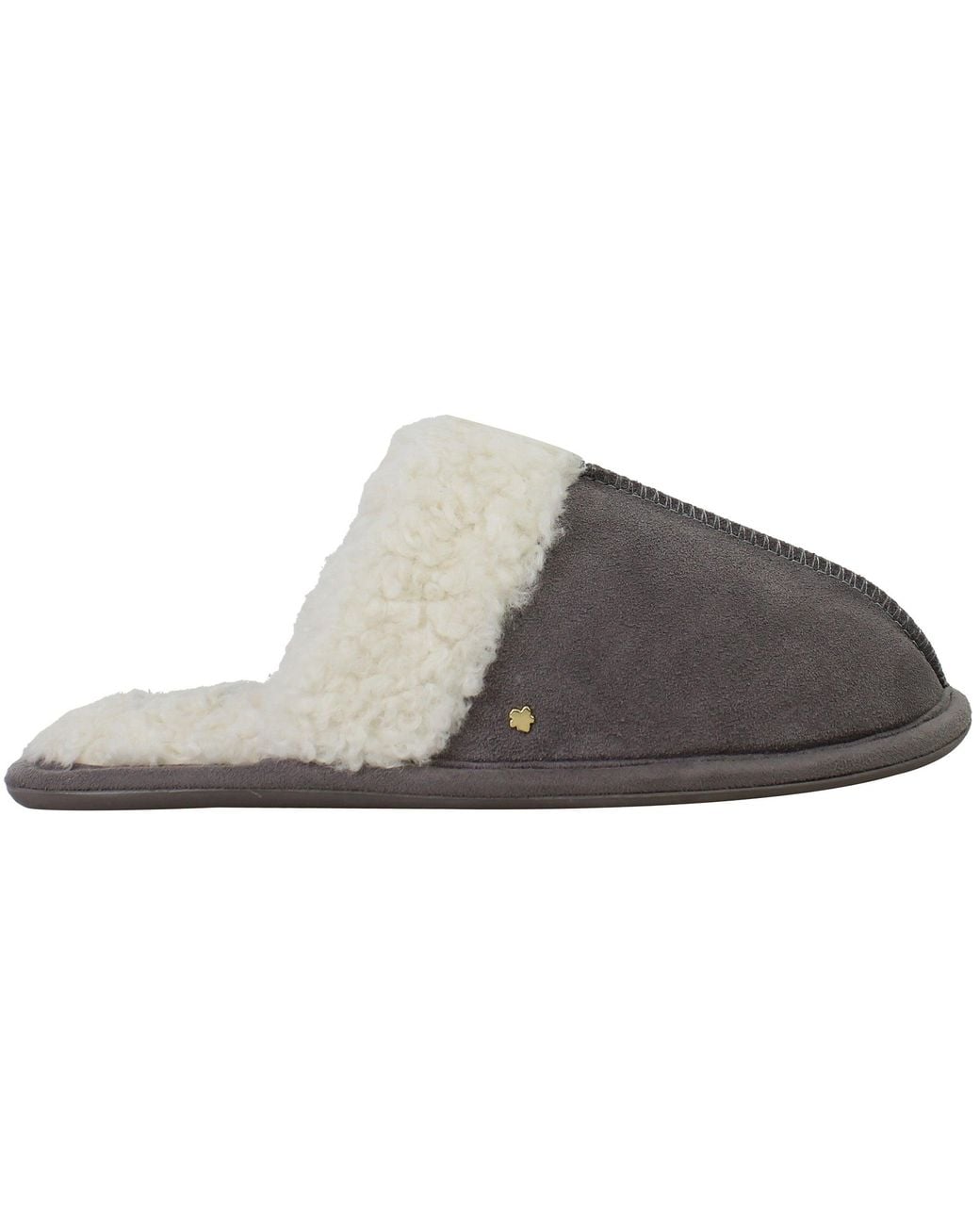 Ted Baker Gray Slippo Slippers Suede