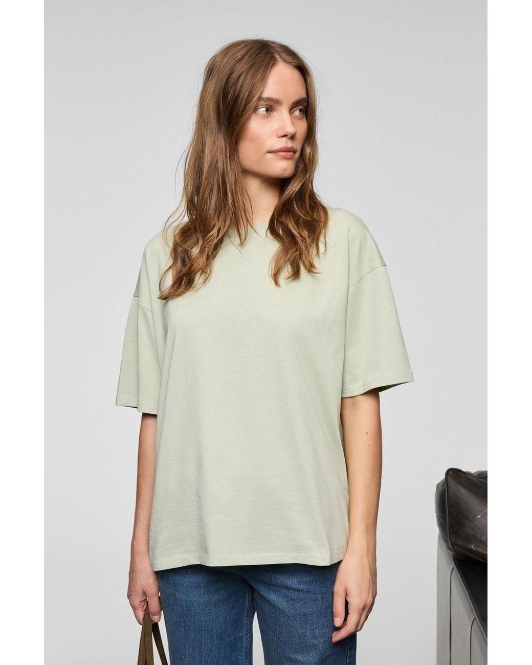 Grimelange Multicolor Oversized Crew Neck T-Shirt