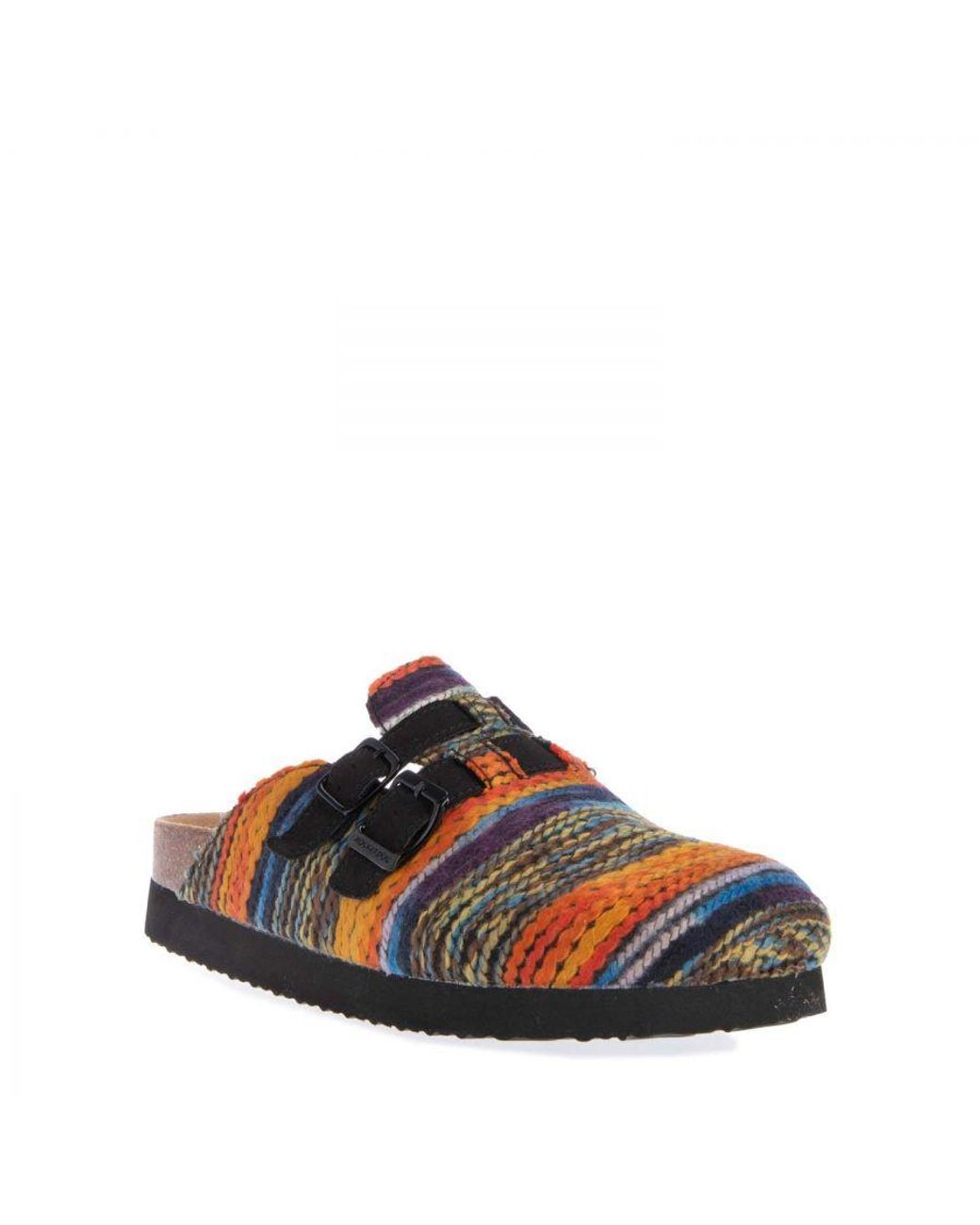 Rocket Dog Blue Abelplus Stripe Clog Slippers