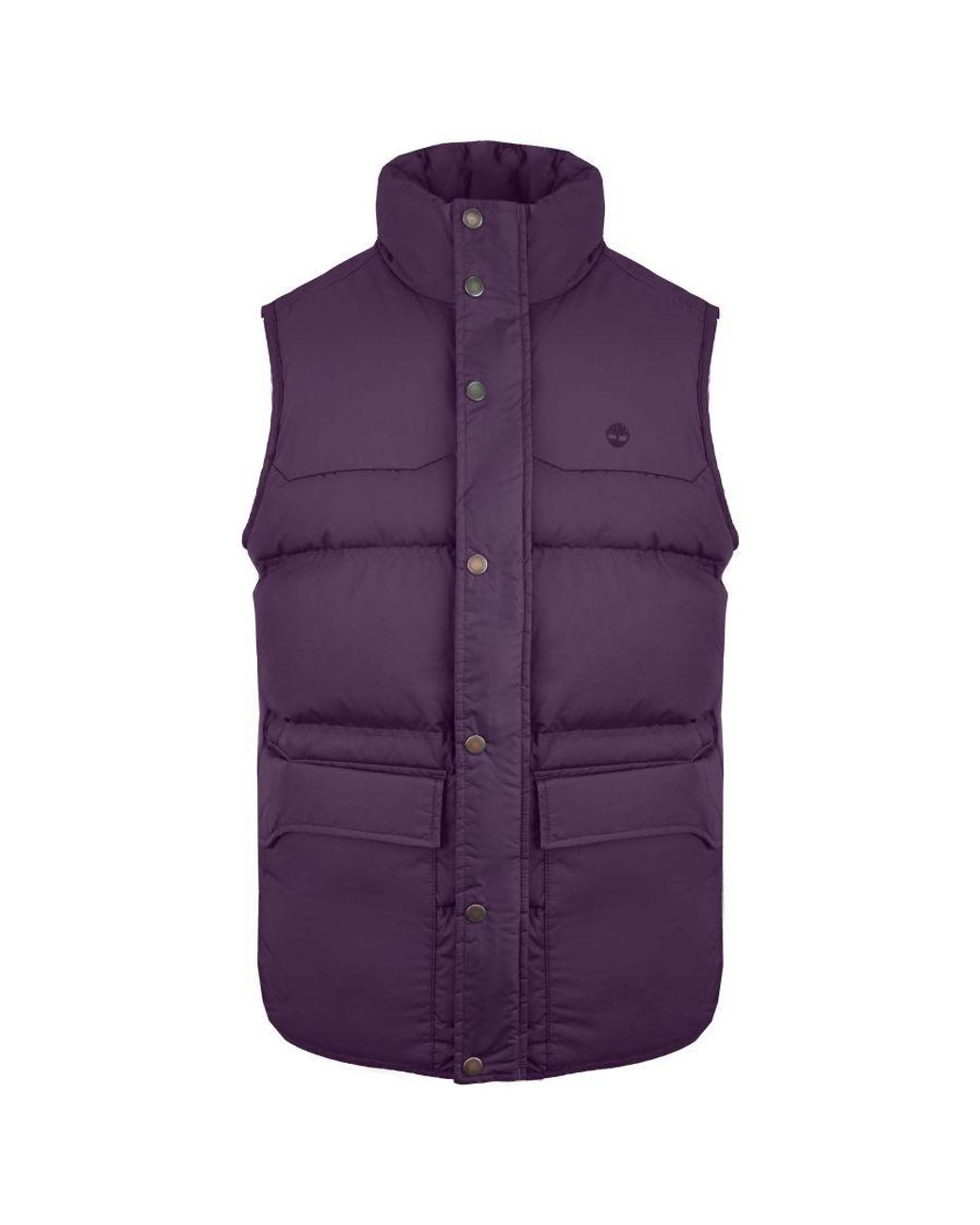 Timberland Goose Eye Zip Up Purple Mountain Gilet 5469j 527 for
