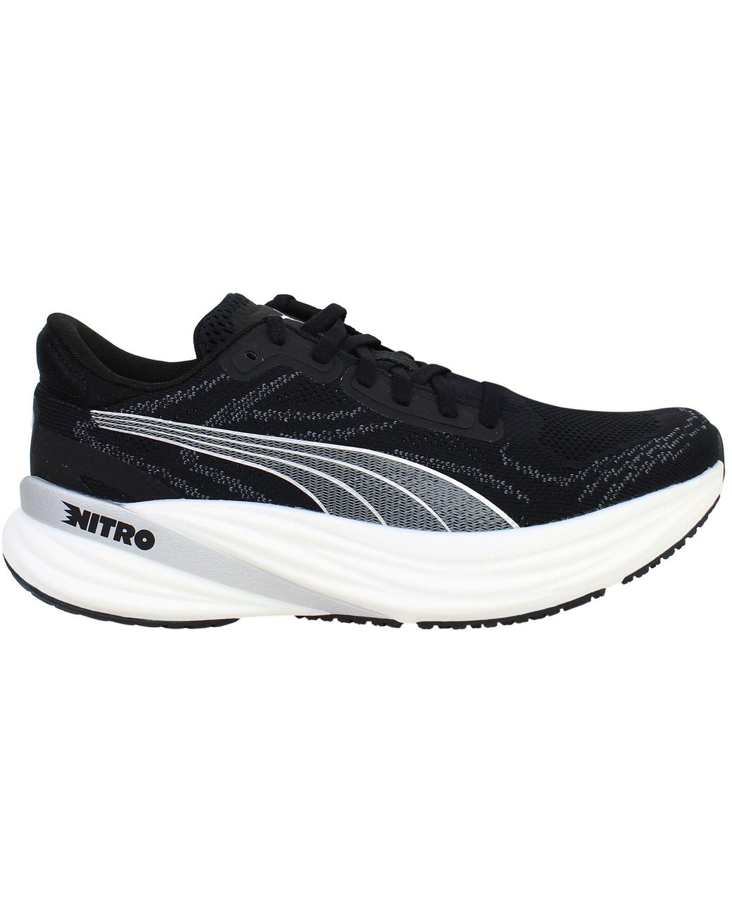 PUMA Black Magnify Nitro 2 Running Shoes