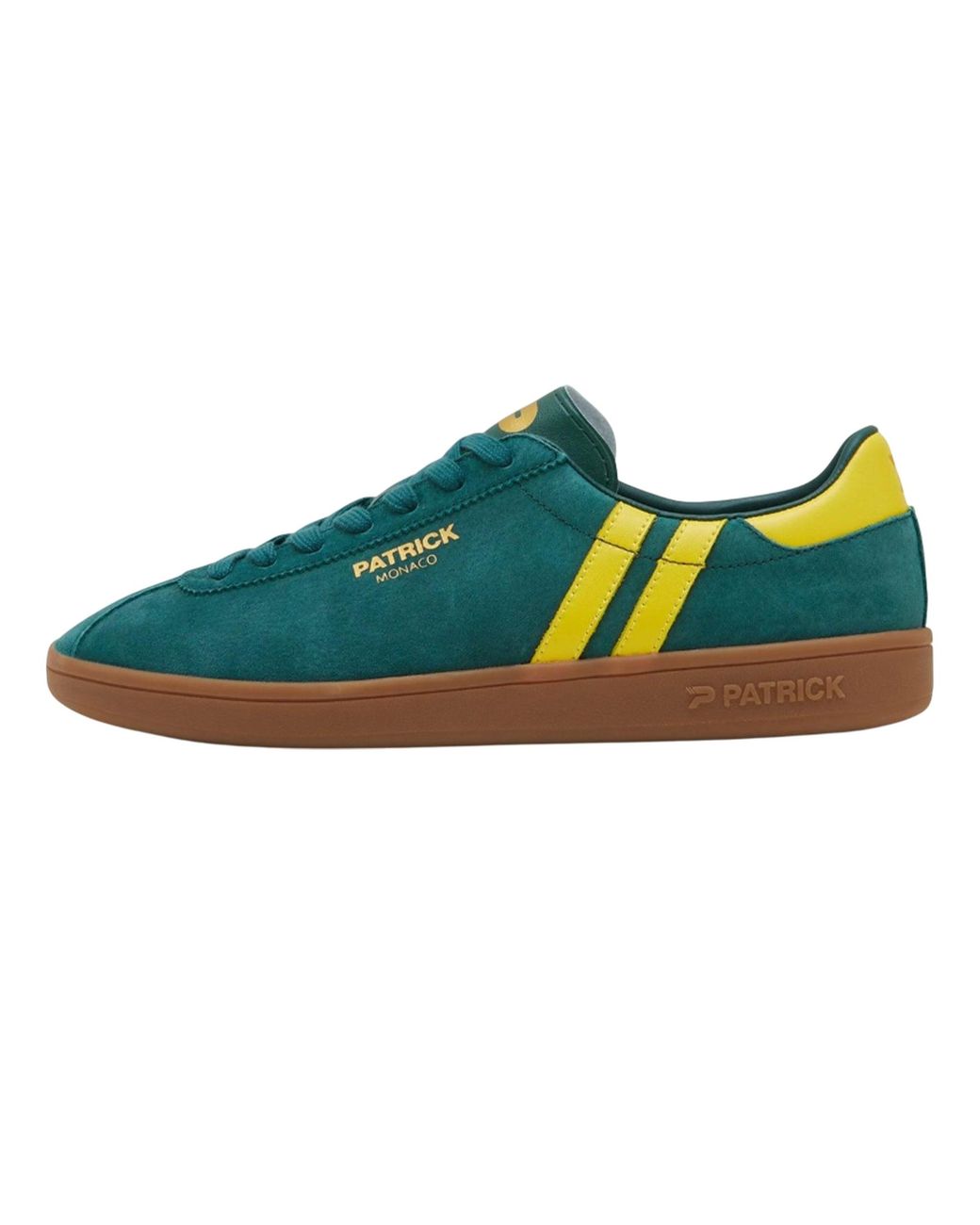 Patrick Blue Monaco Suede Cupsole Trainers for men