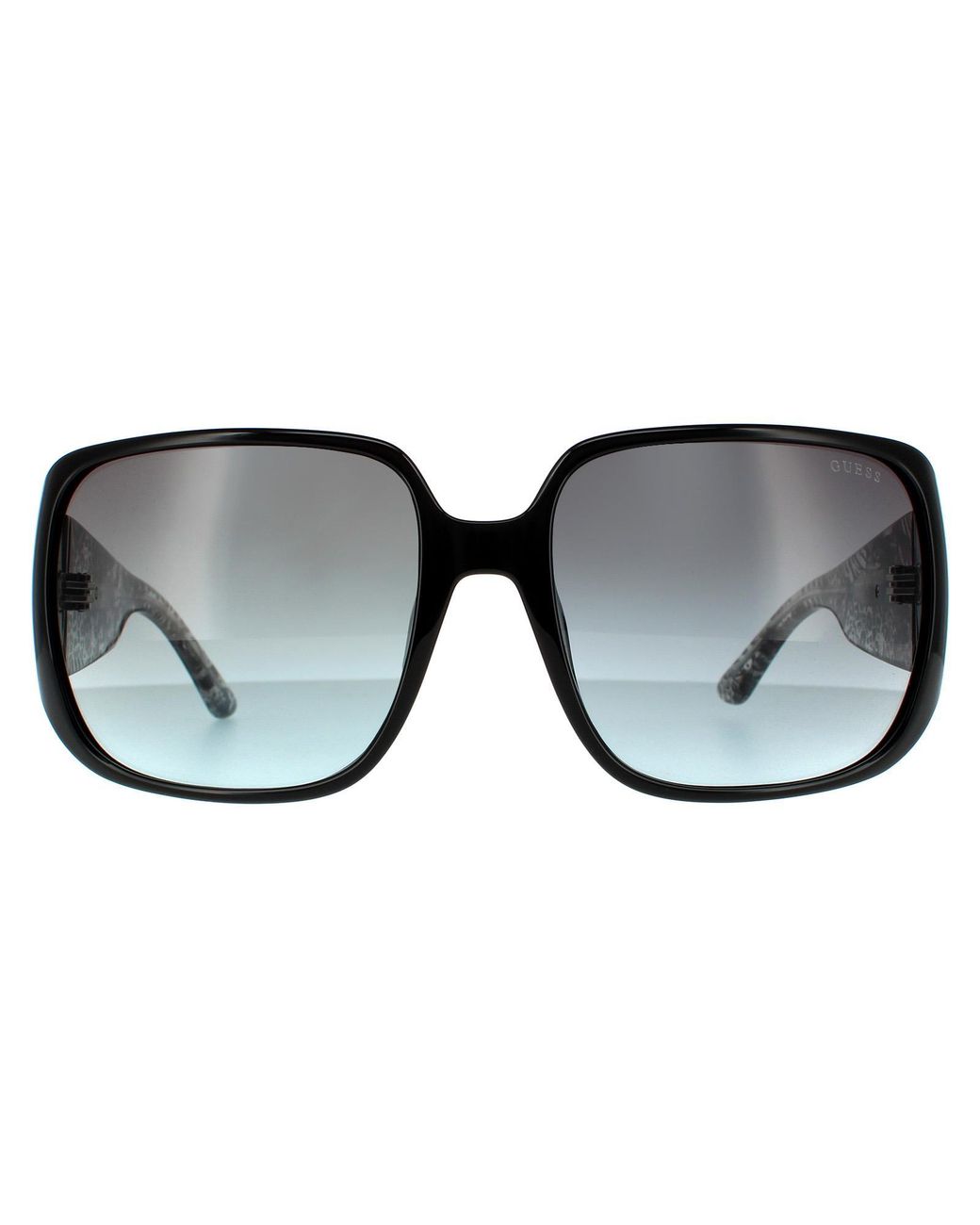Guess Black Butterfly Shiny Smoke Gradient Sunglasses By