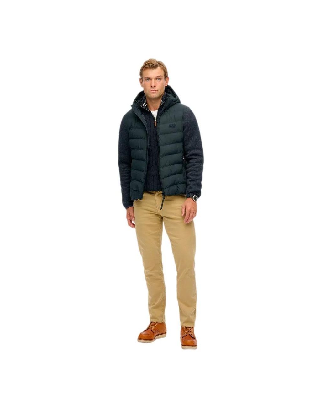 Superdry Herenvest Storm in het Blue voor heren