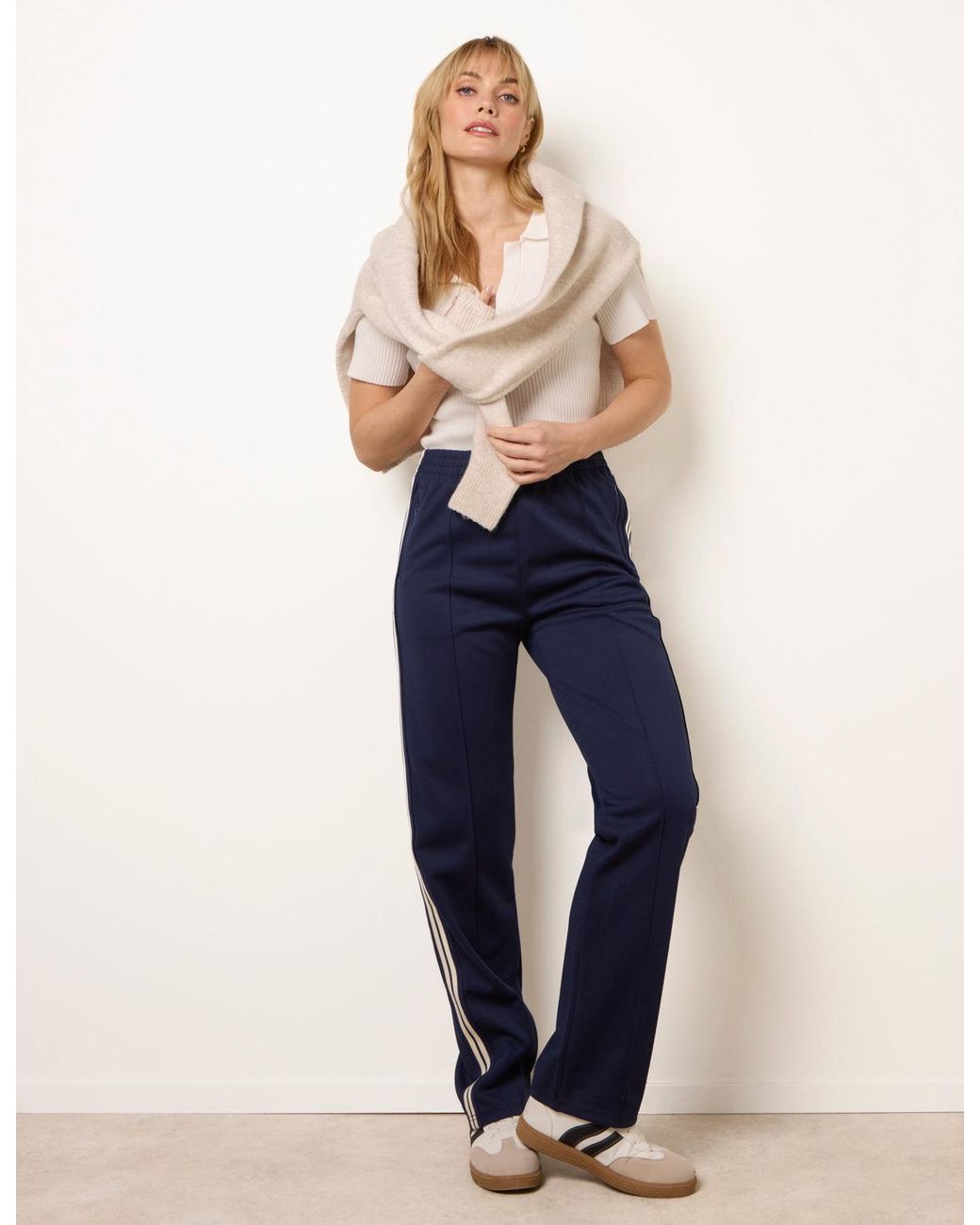 Blue Vanilla Blue Side Stripe Sport Trousers