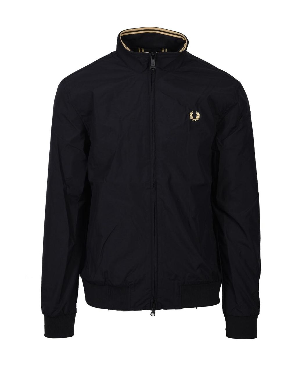Fred Perry Blue Brentham Jacket Nylon for men