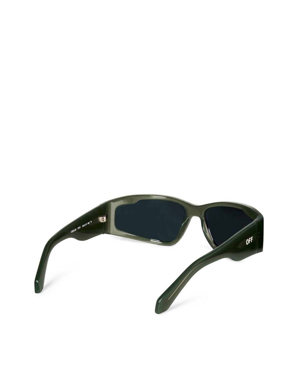 Off-White c/o Virgil Abloh Green Accessories Off Kimball Rectangle Full Rim Sunglasses for men
