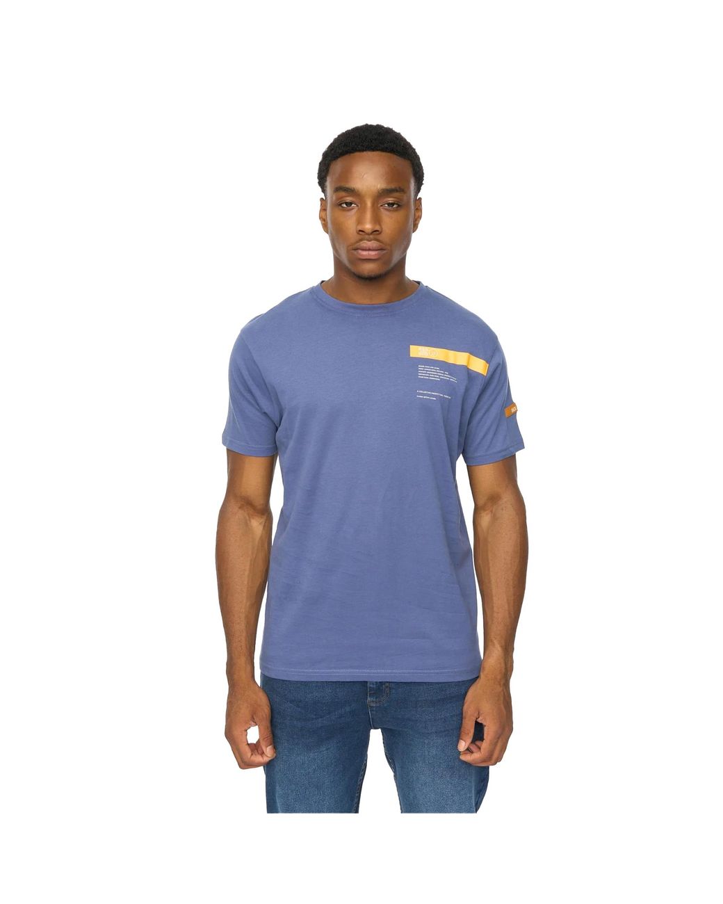 Duck and Cover Blue Ambridge T-Shirt (Denim) Cotton for men