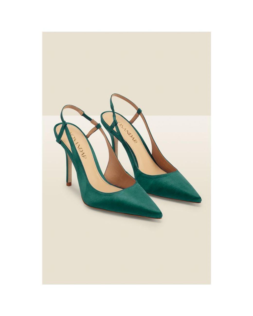 Dark green suede court shoes sale