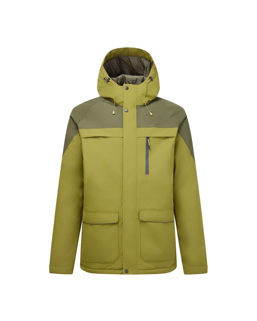 Regatta Green Stanford Two Tone Waterproof Insulated Jacket (Nephrite/Dark Khaki) for men