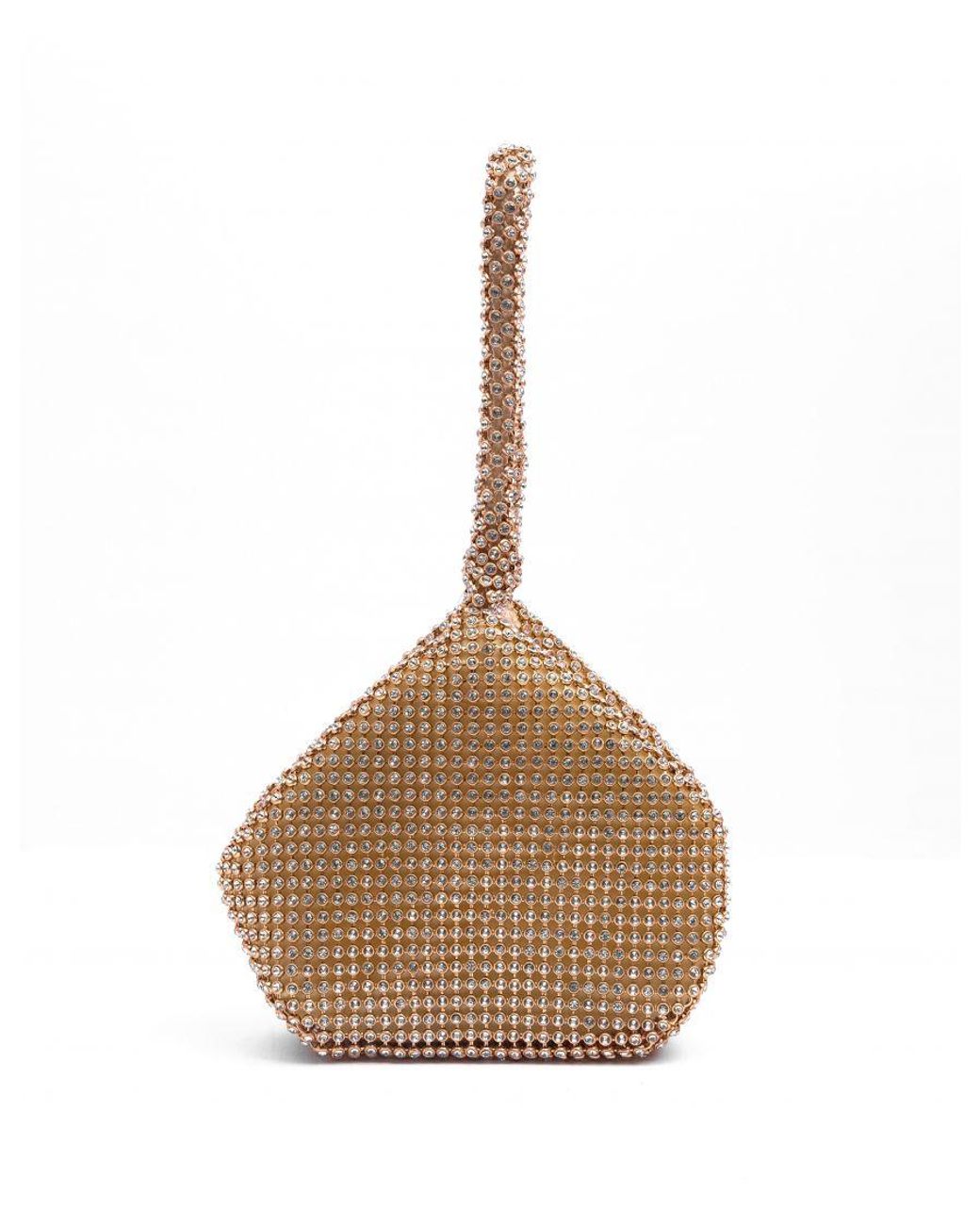 Where's That From Black Ladies Diamante Detail Mini Chainmail Pouch Bag