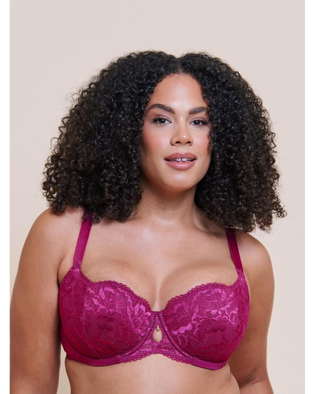 Curvy Kate Purple Boost Sweetheart Padded Balcony Bra