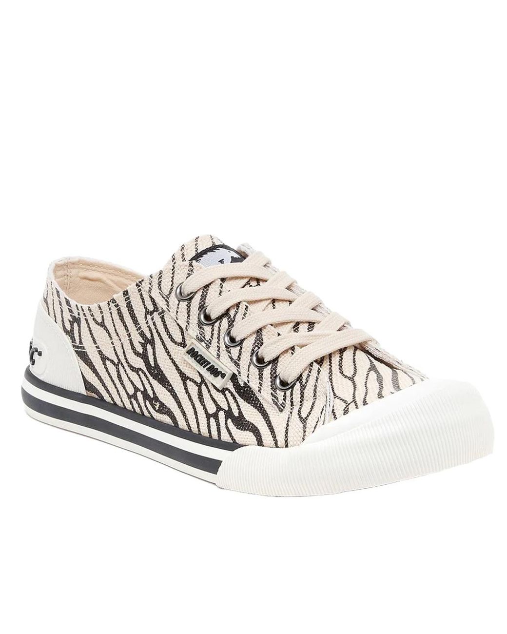 Rocket Dog White Ladies Jazzin Wales Trainers