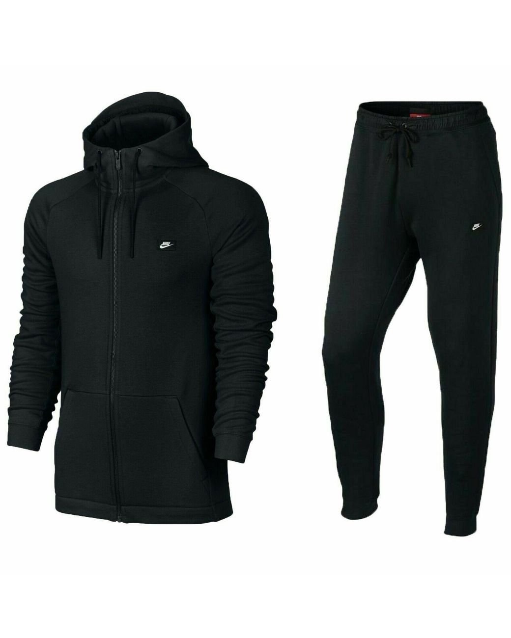 Nike Black Modern Tracksuit Full Set Fleece for men