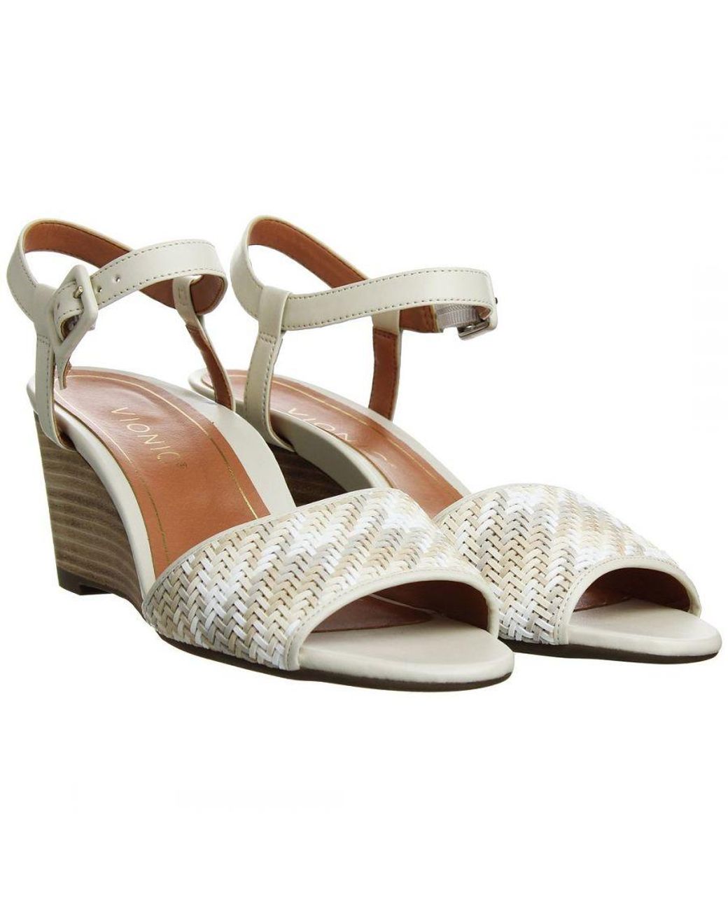 Vionic Natural Clarita Sandals Leather