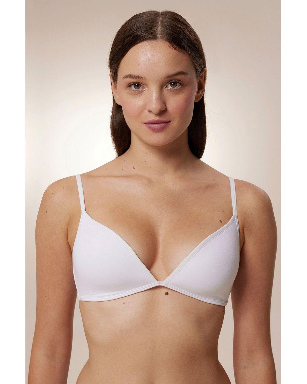 Penti White Cotton Jersey Bralette