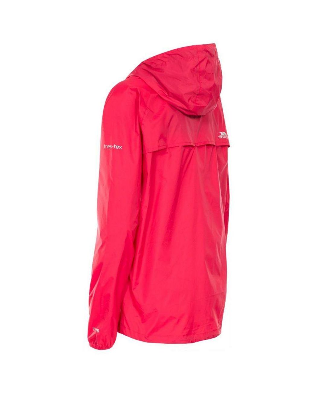 Trespass Pink Ladies Qikpac Waterproof Packaway Shell Jacket