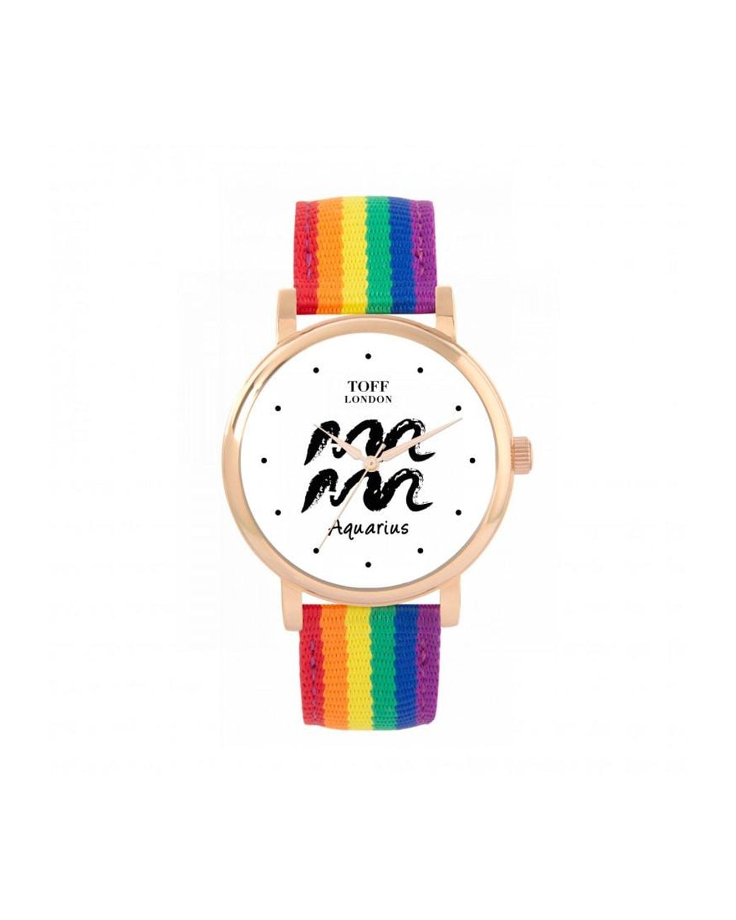 Toff London White Tlws-72822 Ladies Aquarius Watch
