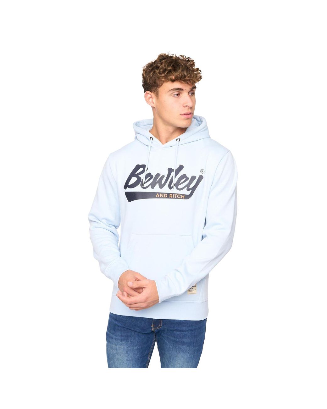 Bewley & Ritch White Macklin Hoodie for men
