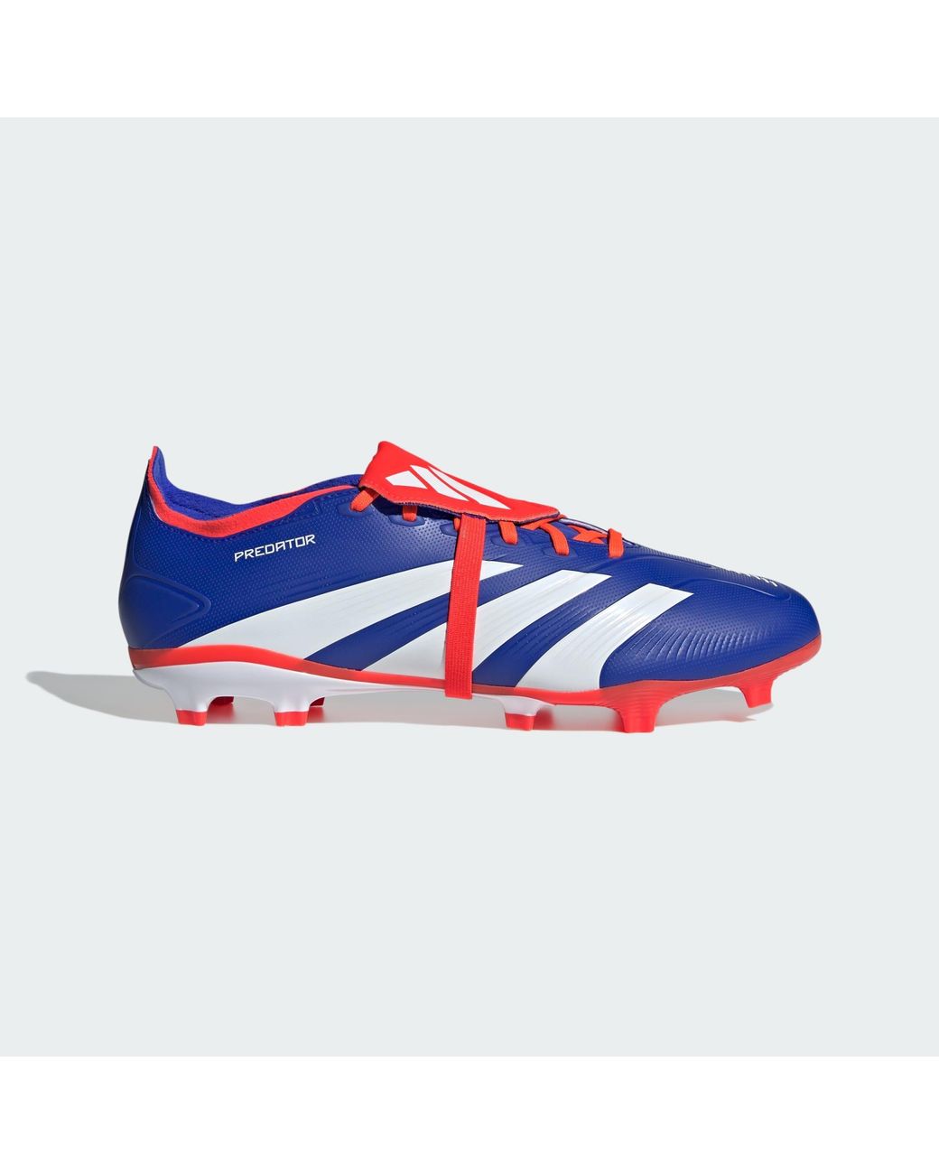 Adidas Originals Blue Predator League Fold-Over Tongue Firm Ground Boots