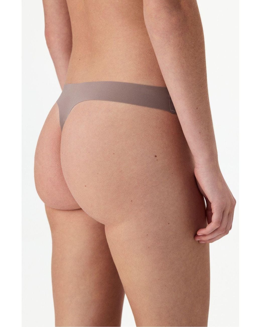 Penti Pink No-Show Laser-Cut Thong