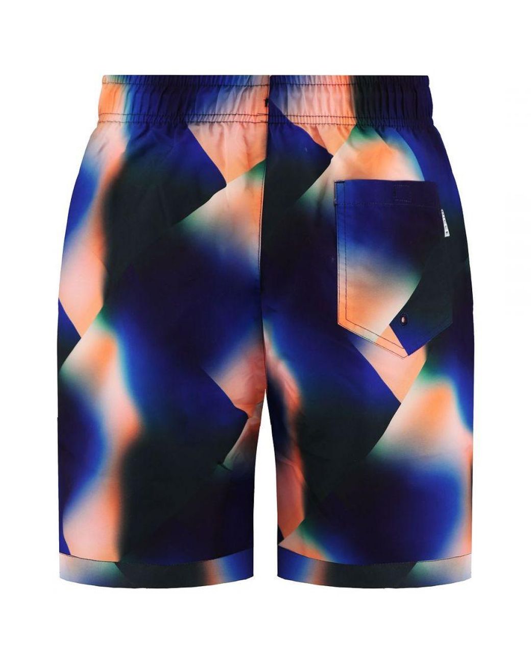 Nicce London Blue Paradise Multicoloured Swim Shorts for men