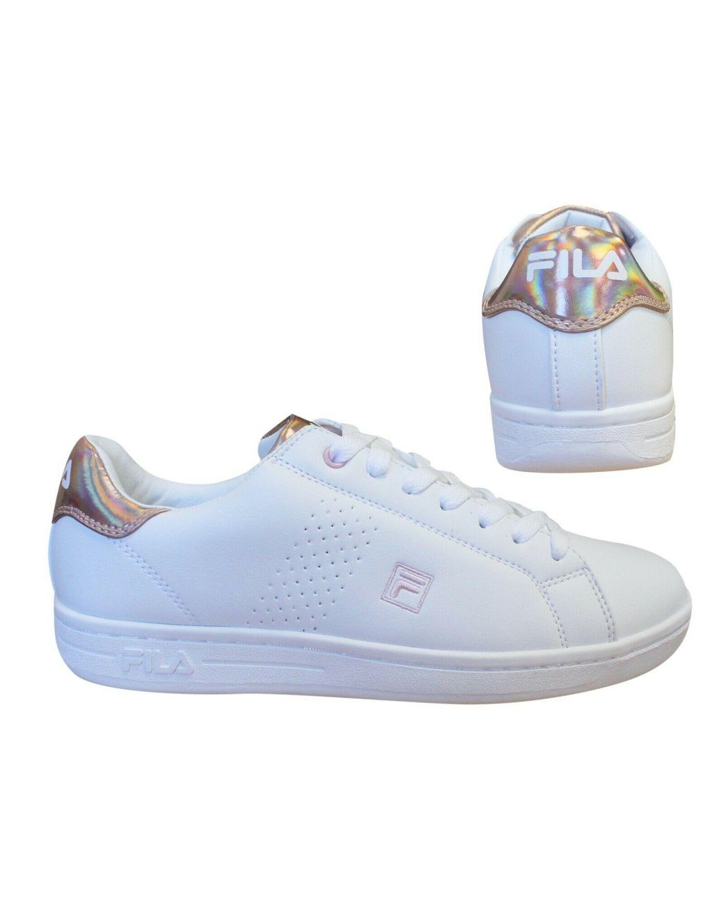 Fila Blue Crosscourt 2 Trainers Leather