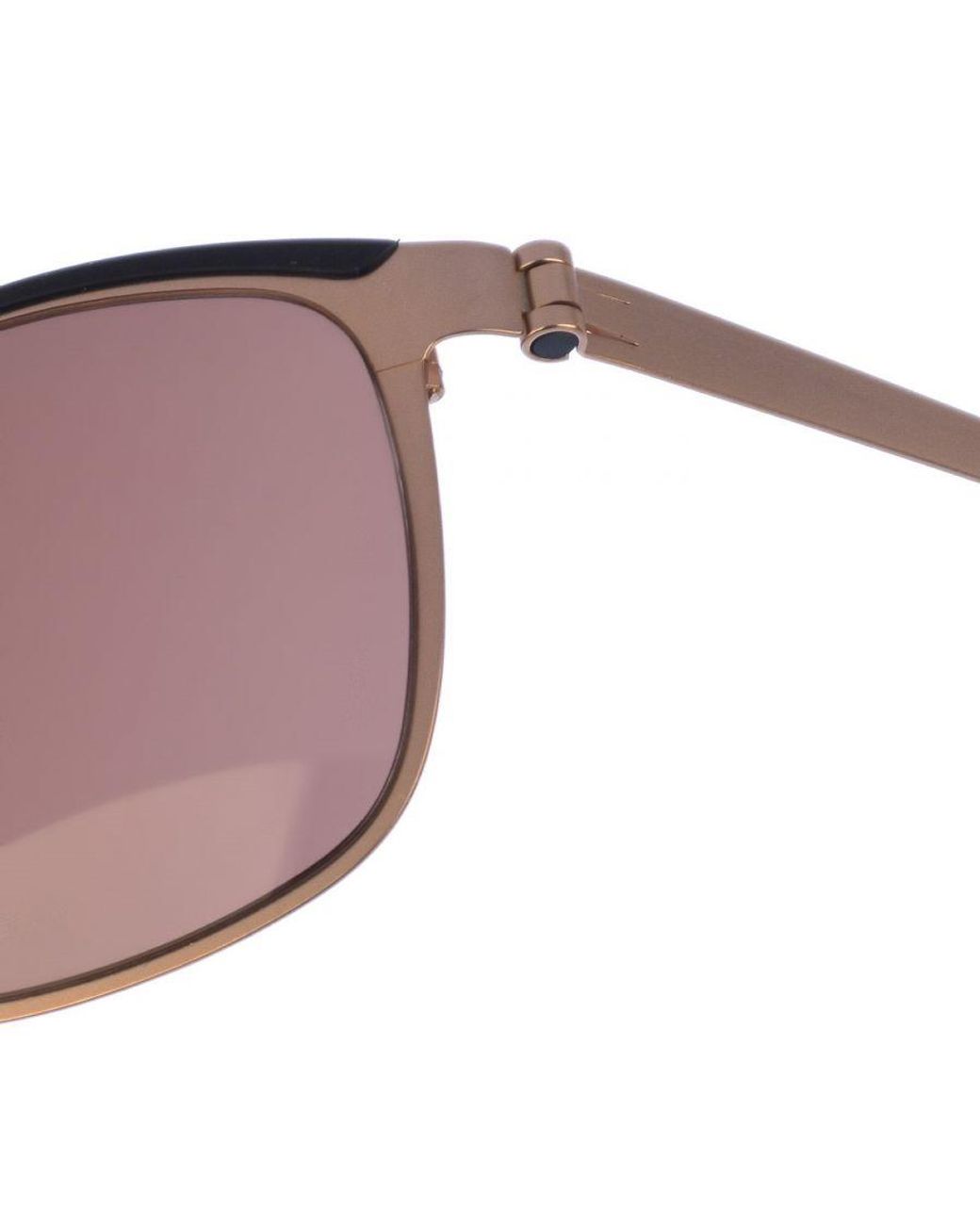 Mercedes-benz Brown Oval-Shaped Metal Sunglasses M1047 for men