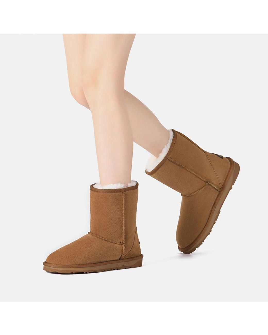 EVER AU Brown Kookaburra Short Classic Boots for men
