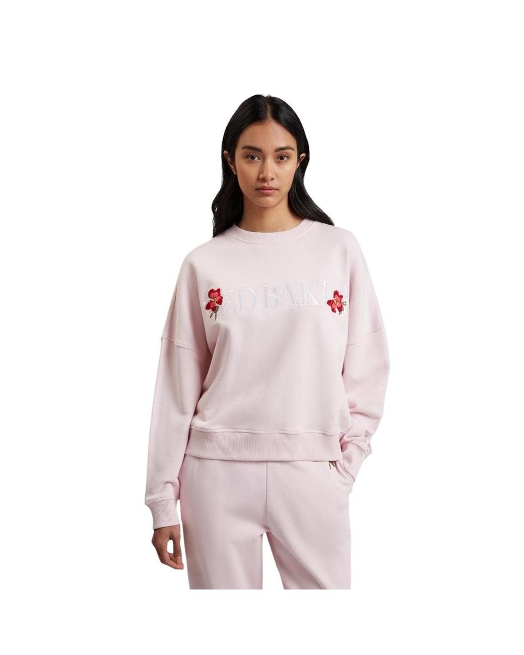 Ted Baker Pink Stiila Branded Light Sweater