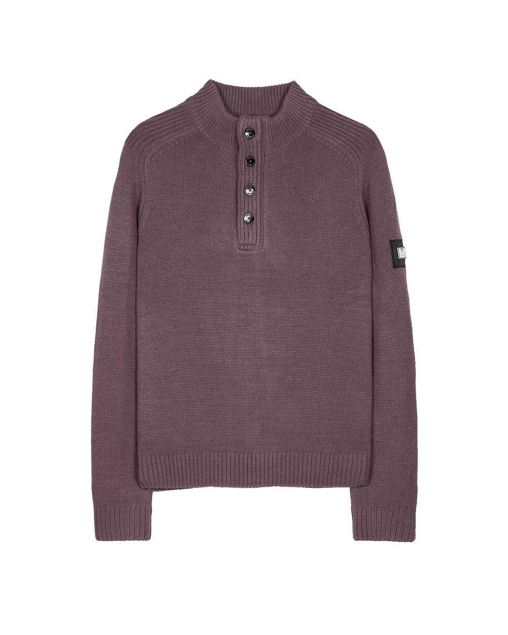 Weekend Offender Purple Castillos Dark Grape Sweater for men