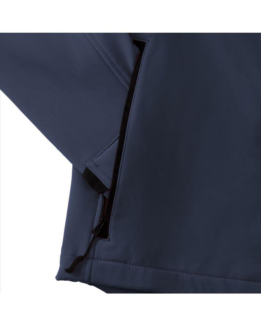 Russell Blue 3 Layer Soft Shell Gilet Jacket (French) for men