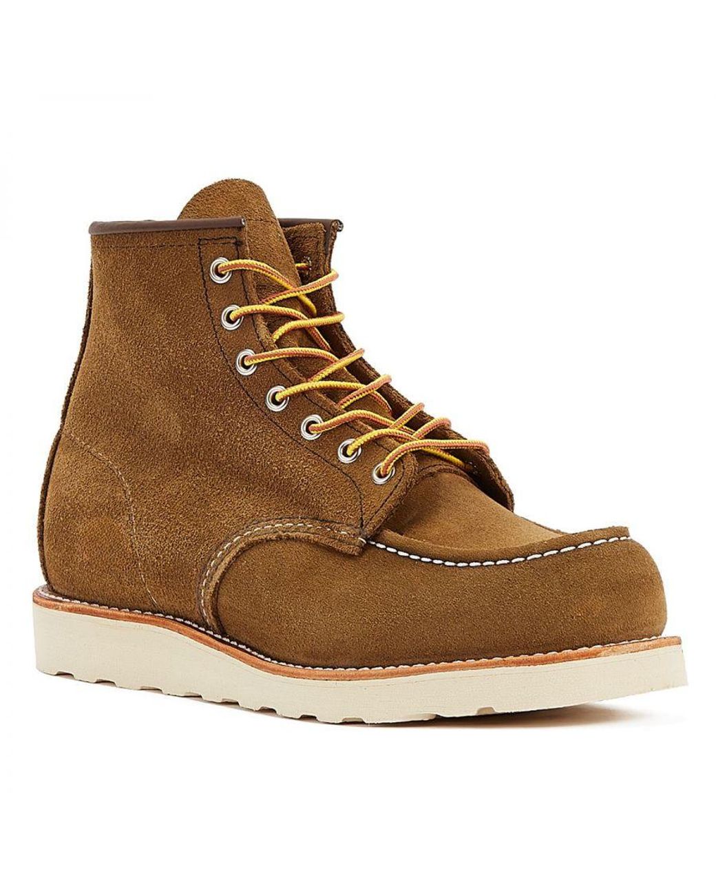 Red Wing Brown Wing 8881 Heritage Work 6-Inch Moc Toe Mohave Boots for men