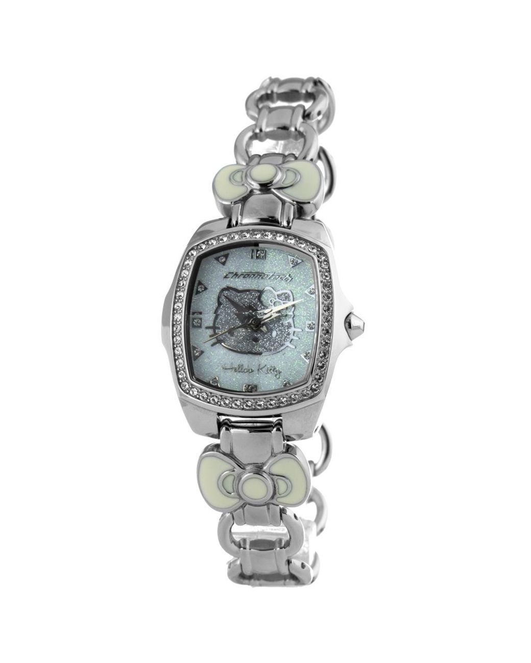 Chronotech Metallic Silver Steel Watch