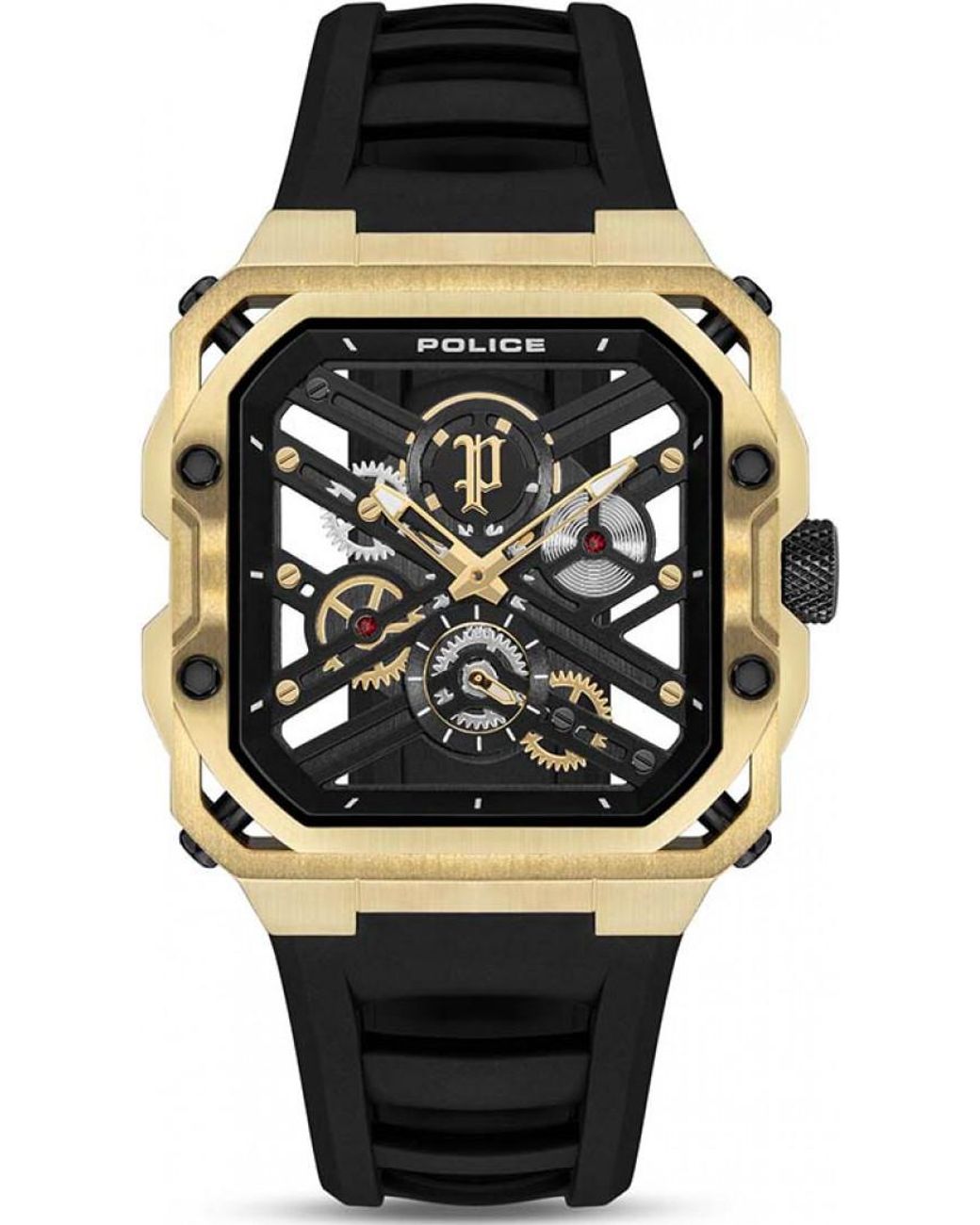 Police Black Pewgm0072003 Disruptor 1 Watch for men