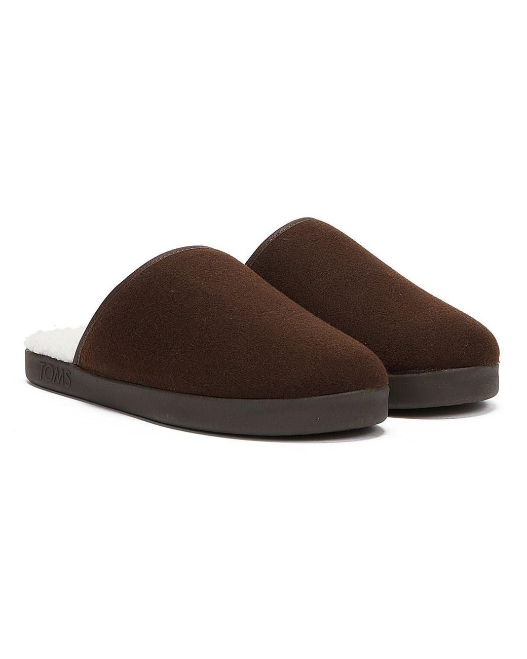 TOMS Brown Harbor Slippers Textile for men