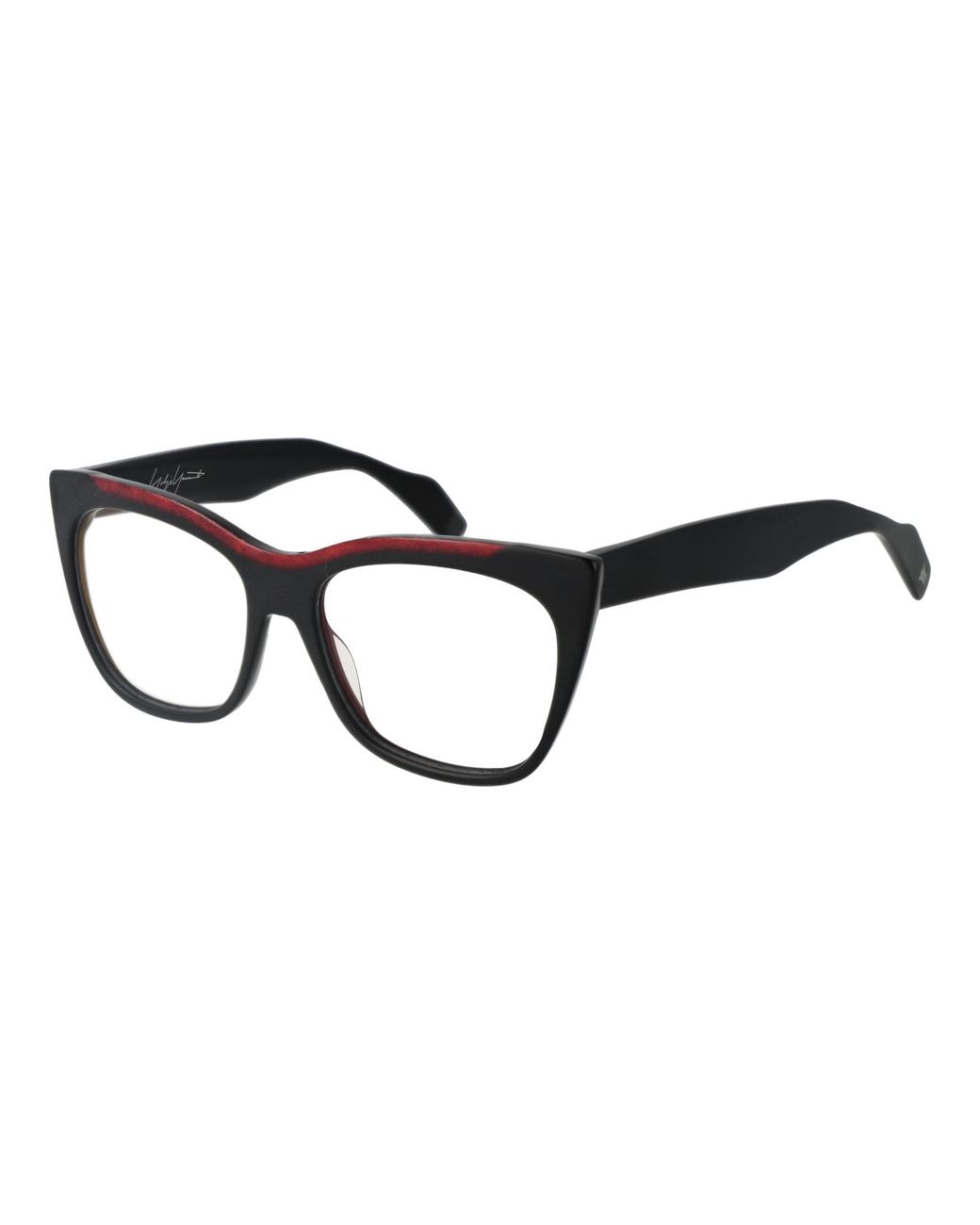 Yohji Yamamoto Black Plastic Glasses (Frames) for men