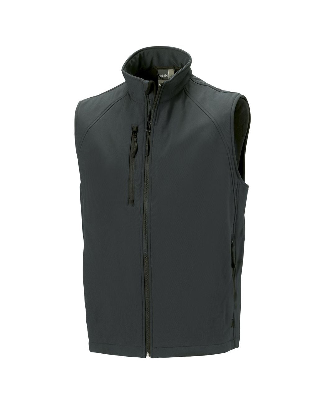 Russell Green 3 Layer Soft Shell Gilet Jacket (Titanium) for men